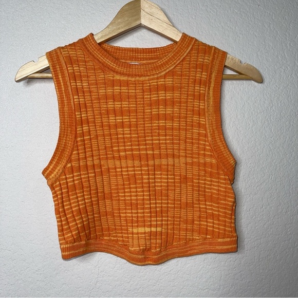 Princess Polly Eden Knit Top and Skirt Set in Orange Size Large / Xl - Picture 4 of 12